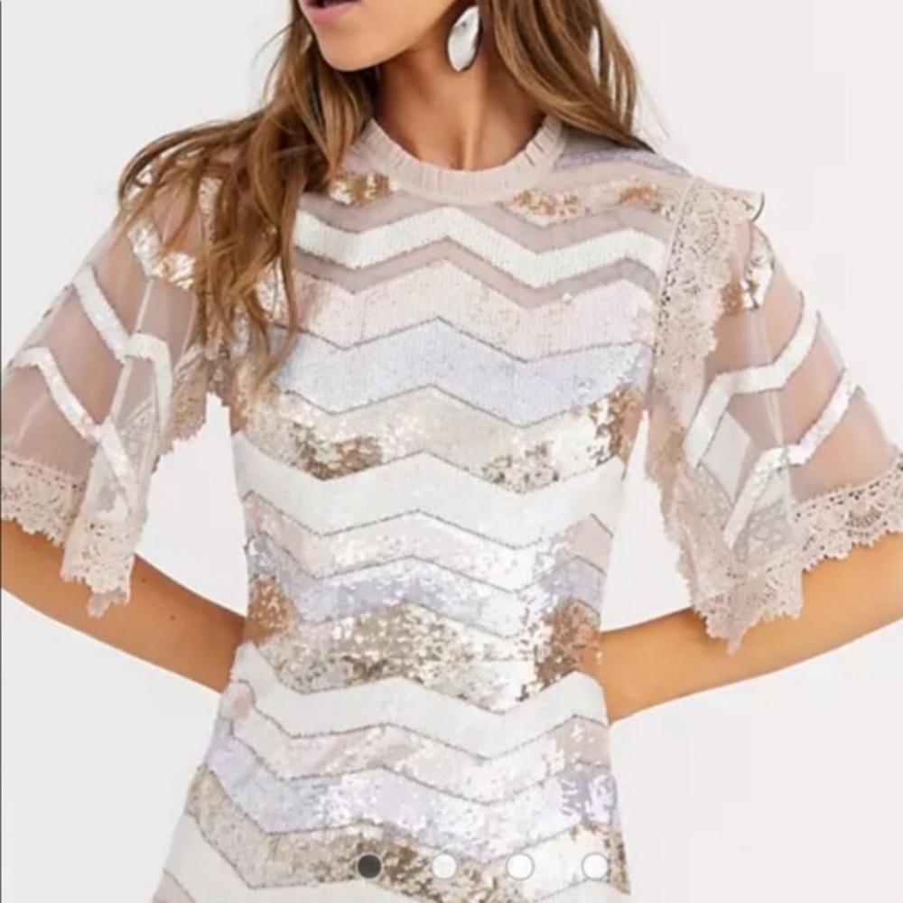 Alaska Midi-Needle and Thread Dress